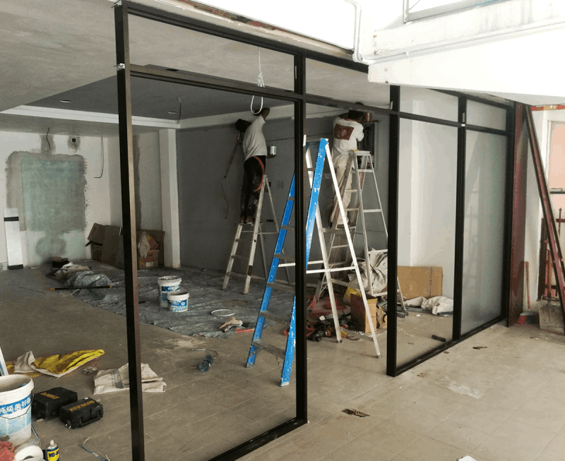 window and glass works